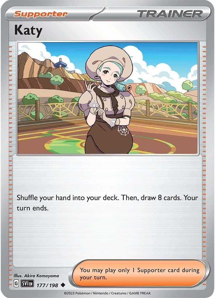 Katy 177/198 - SV01 Scarlet & Violet Base Set Reverse Holofoil
