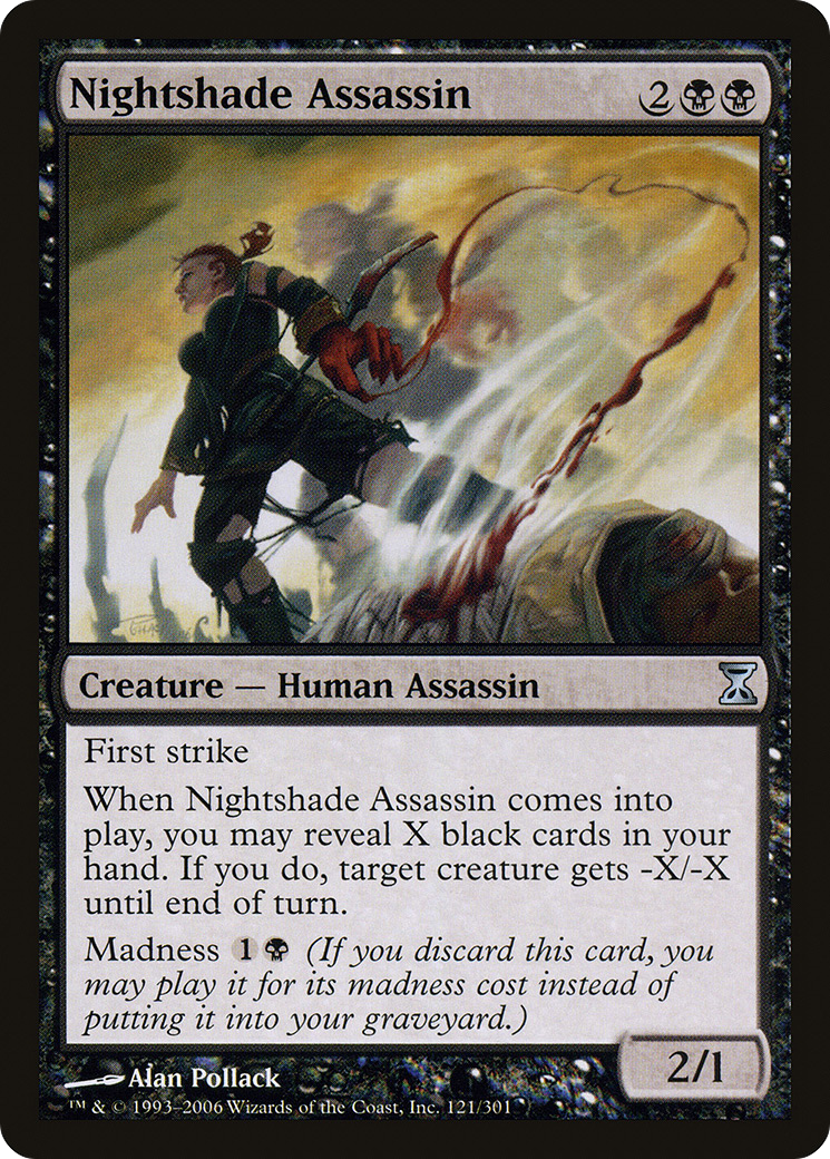 Nightshade Assassin [Time Spiral] Foil
