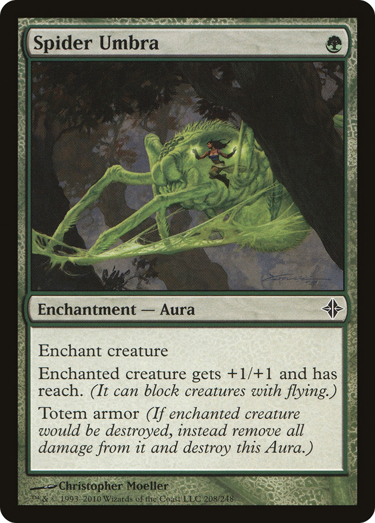 Spider Umbra [Rise of the Eldrazi] Foil