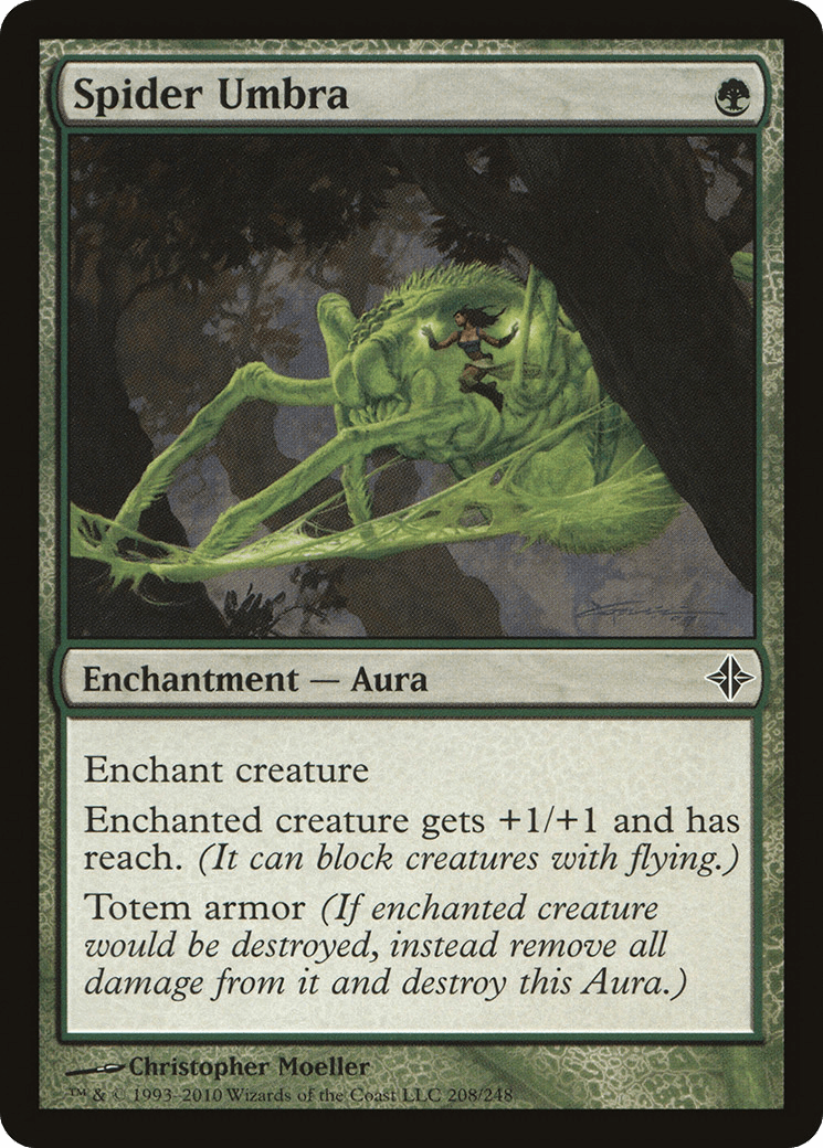 Spider Umbra [Rise of the Eldrazi] Foil