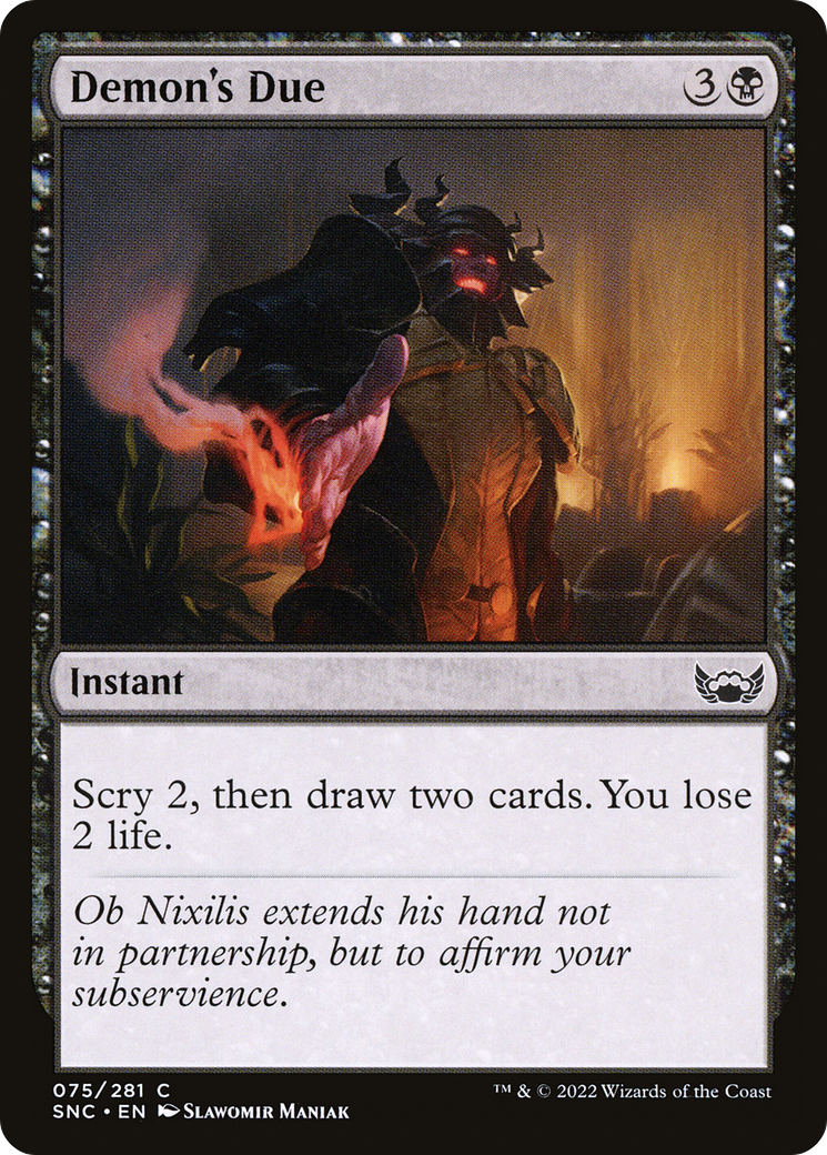 Demon's Due [Streets of New Capenna] Foil