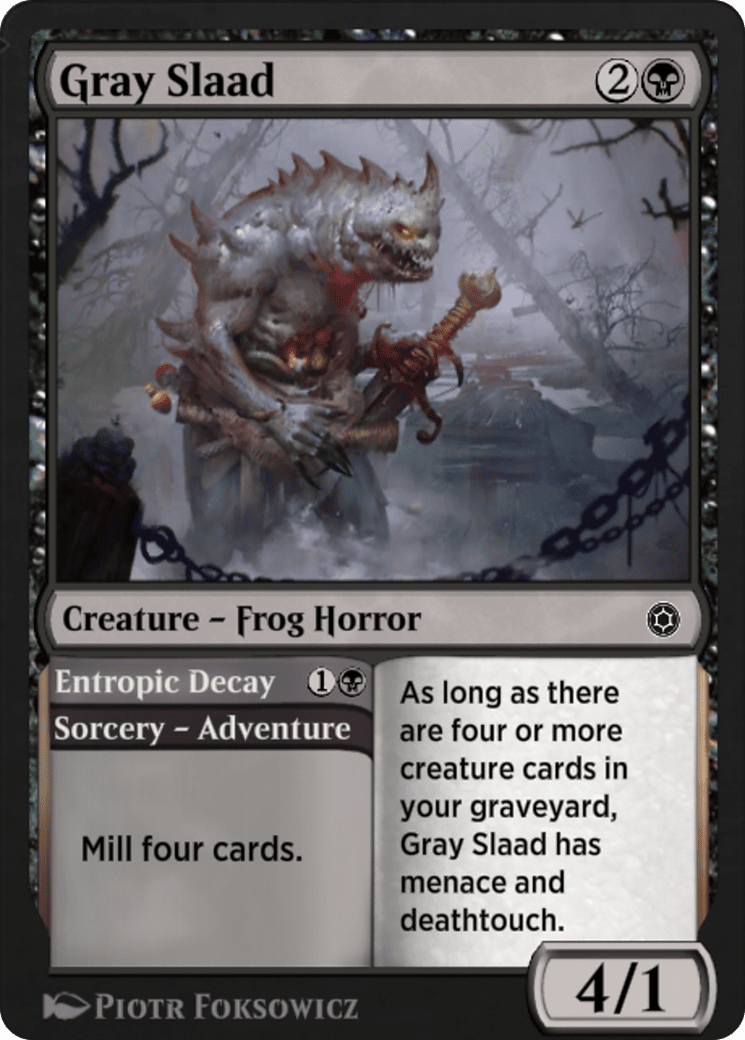 Gray Slaad // Entropic Decay (HBG-156) - Alchemy Horizons: Baldur's Gate