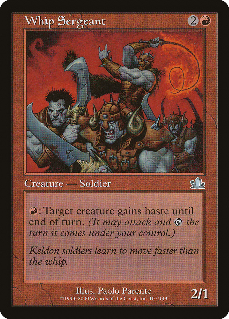 Whip Sergeant [Prophecy] Foil