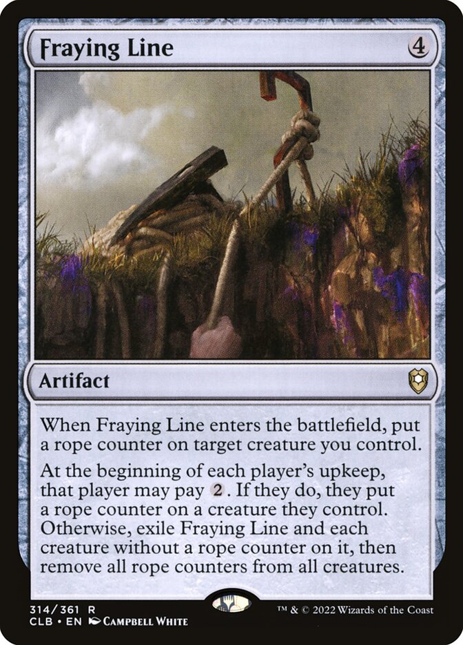 Fraying Line 314 (Commander Legends: Battle for Baldur's Gate) 
