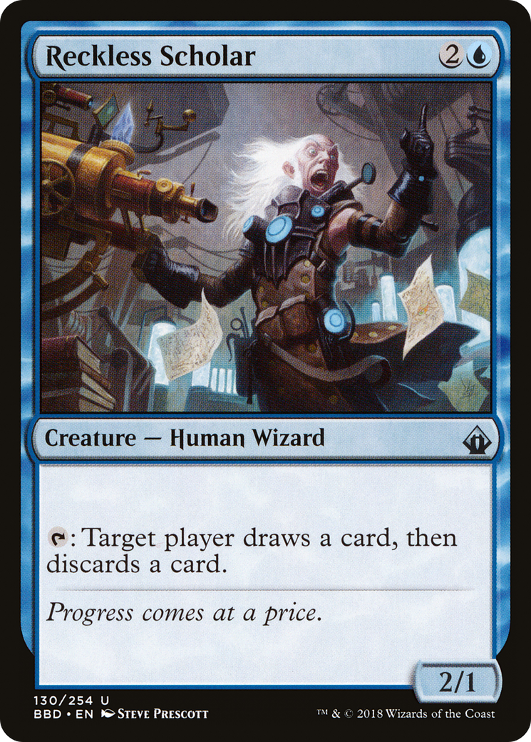 Reckless Scholar [Battlebond] Foil