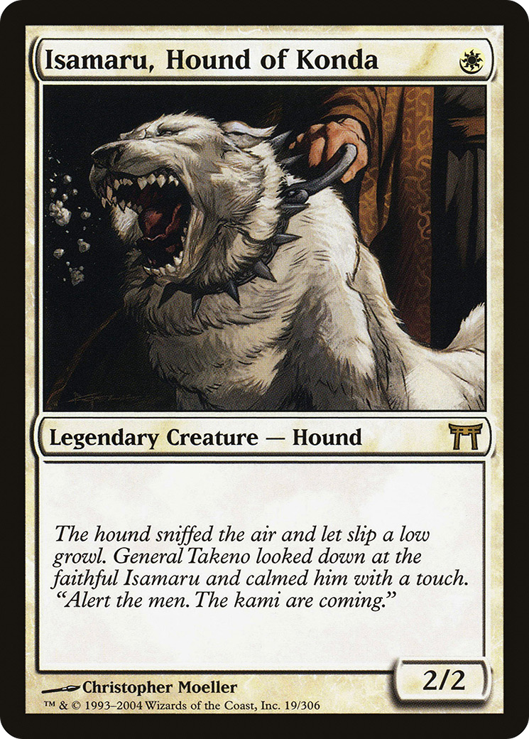 Isamaru, Hound of Konda [Champions of Kamigawa] Foil