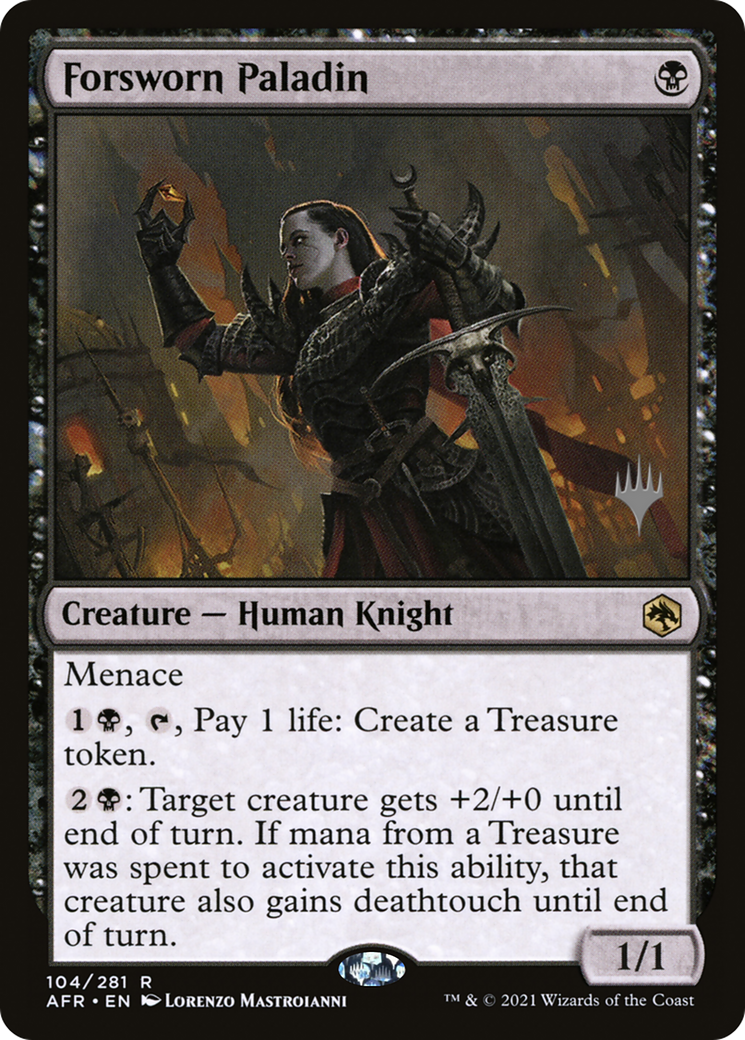 Forsworn Paladin (Promo Pack) [Dungeons & Dragons: Adventures in the Forgotten Realms Promos] Foil