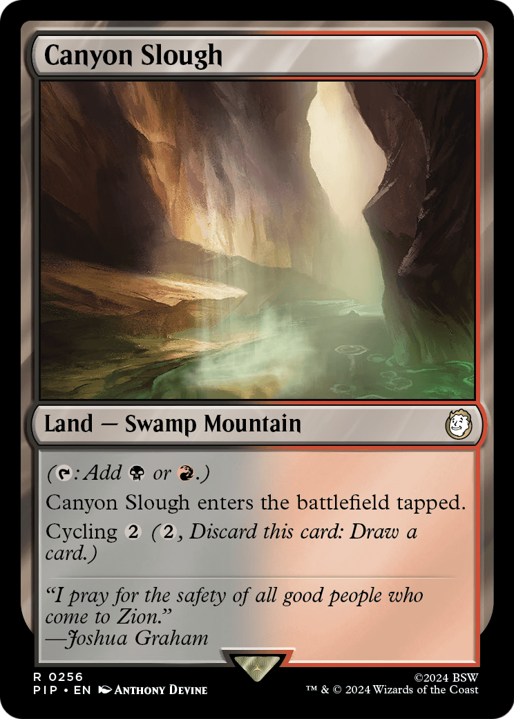 Canyon Slough [Fallout] Foil