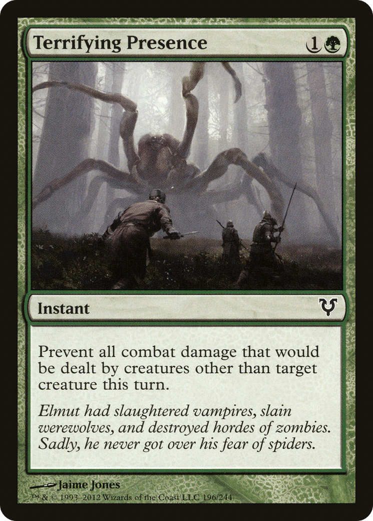 Terrifying Presence [Avacyn Restored] Foil
