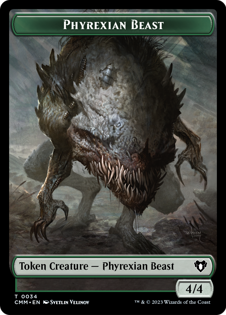 Phyrexian Beast (TCMM-034) - Commander Masters Tokens
