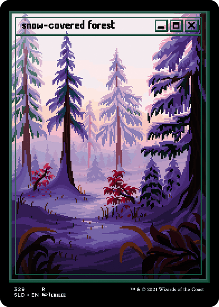 Snow-Covered Forest (329) [Secret Lair Drop Series] Foil