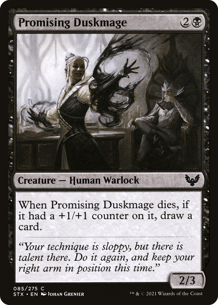 Promising Duskmage [Strixhaven: School of Mages] Foil