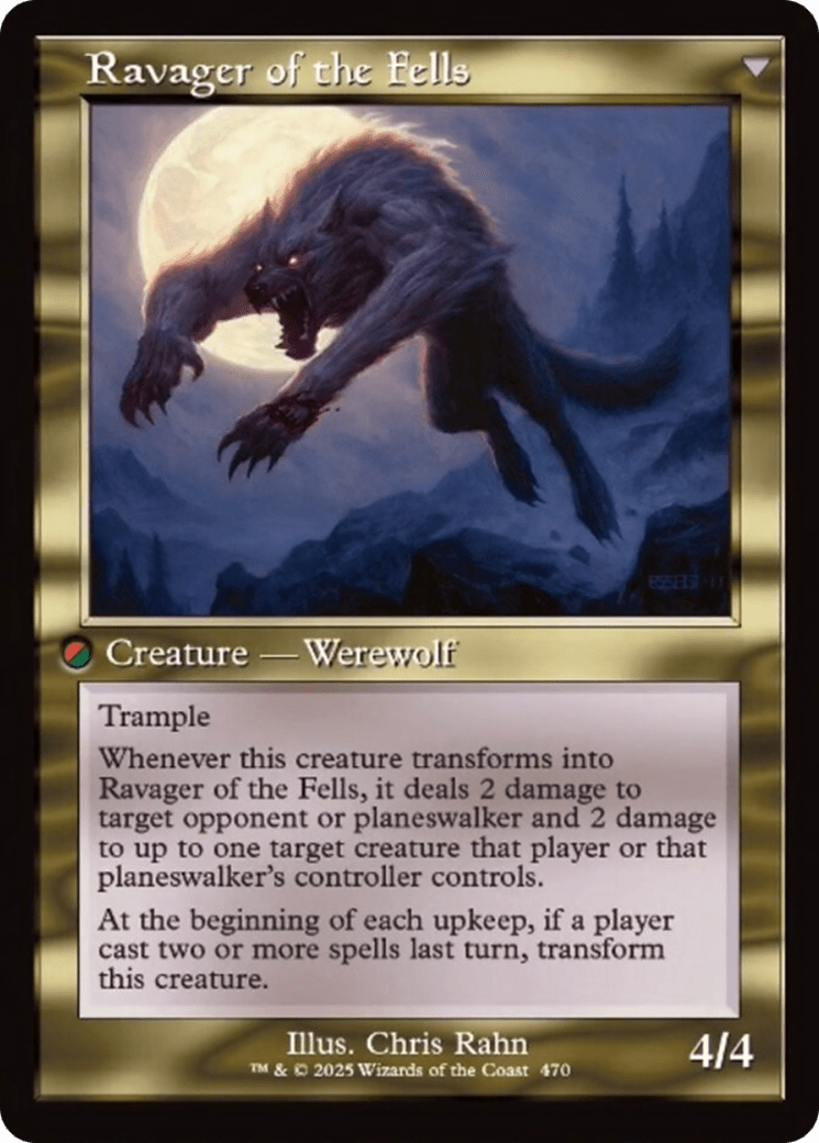 Huntmaster of the Fells // Ravager of the Fells (470) [Innistrad Remastered]  Foil