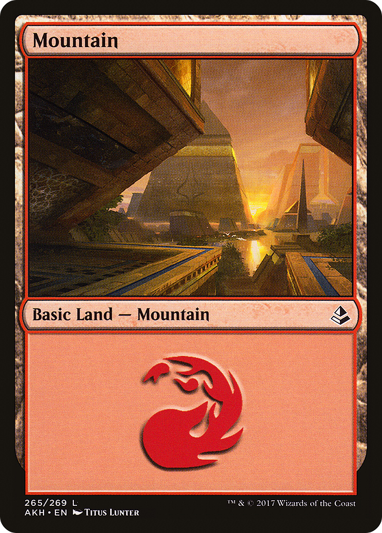 Mountain (265) [Amonkhet] Foil