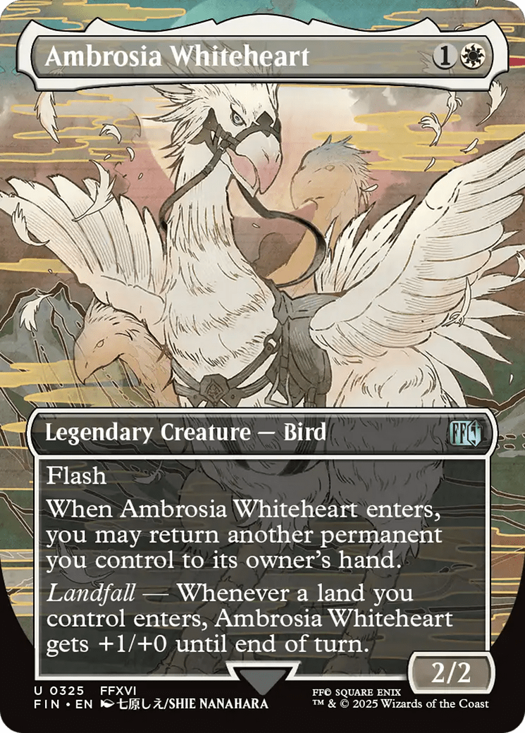 Ambrosia Whiteheart (Borderless) (325) [FINAL FANTASY]  Foil