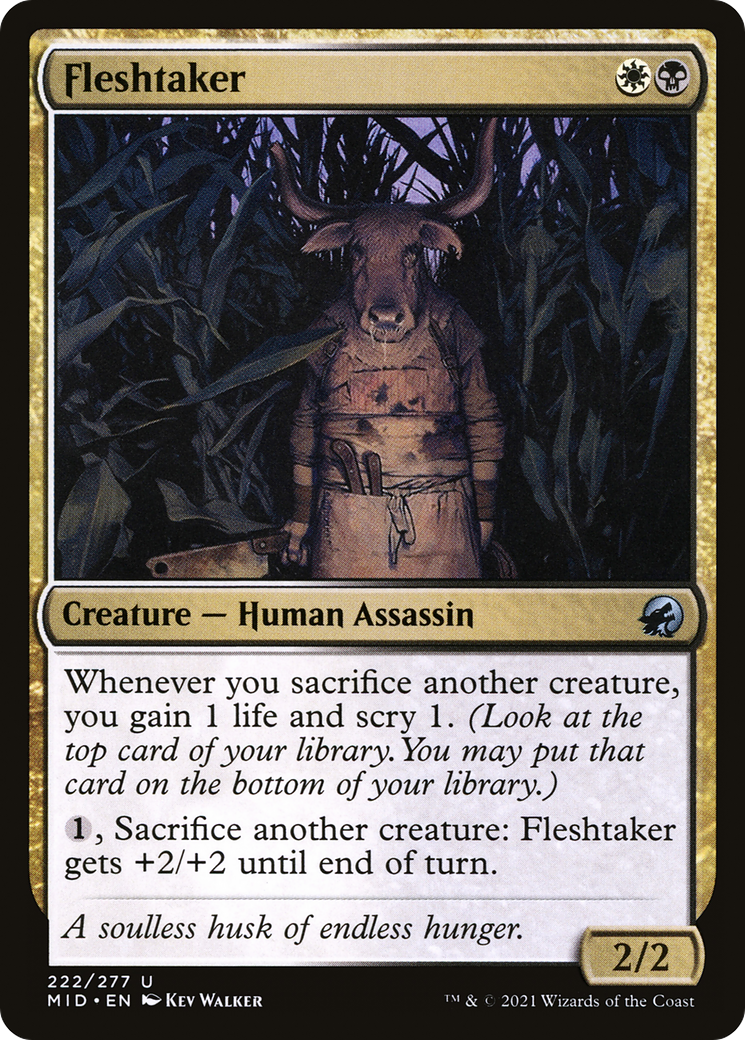 Fleshtaker [Innistrad: Midnight Hunt] Foil