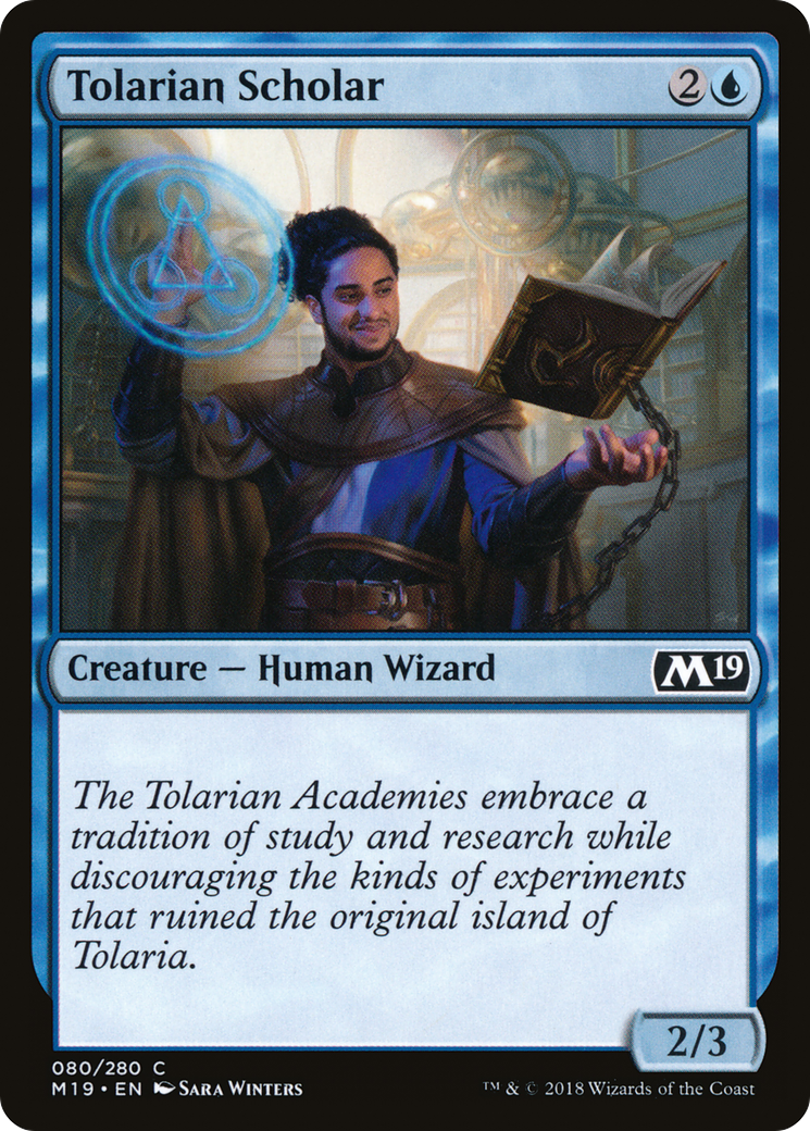 Tolarian Scholar [Core Set 2019] Foil