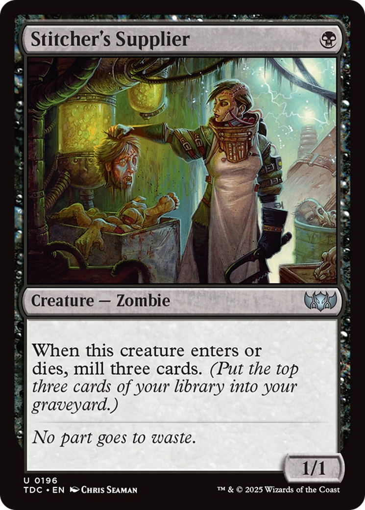Stitcher's Supplier (196) [Commander: Tarkir: Dragonstorm]