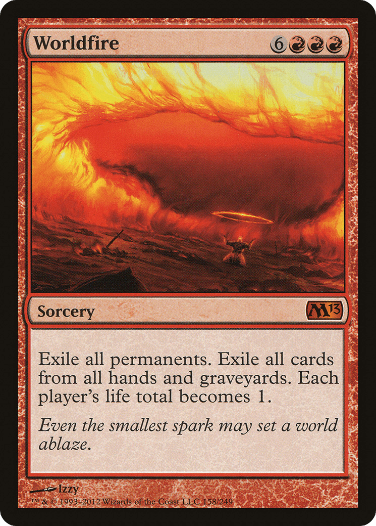 Worldfire [Magic 2013] Foil