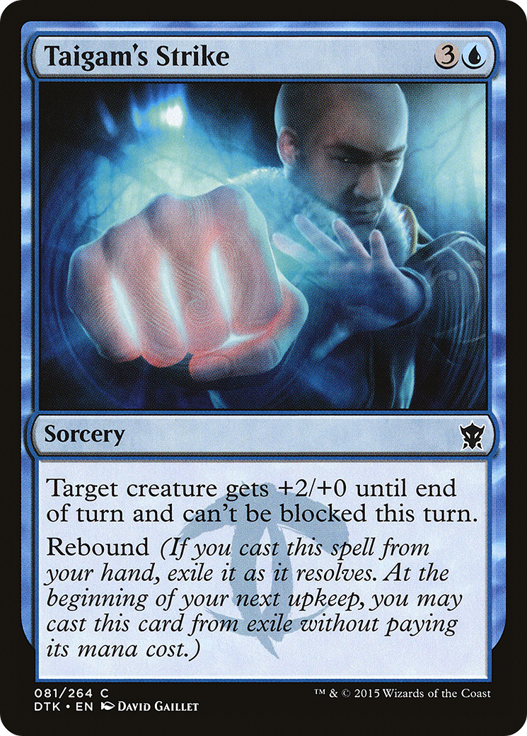Taigam's Strike [Dragons of Tarkir] Foil