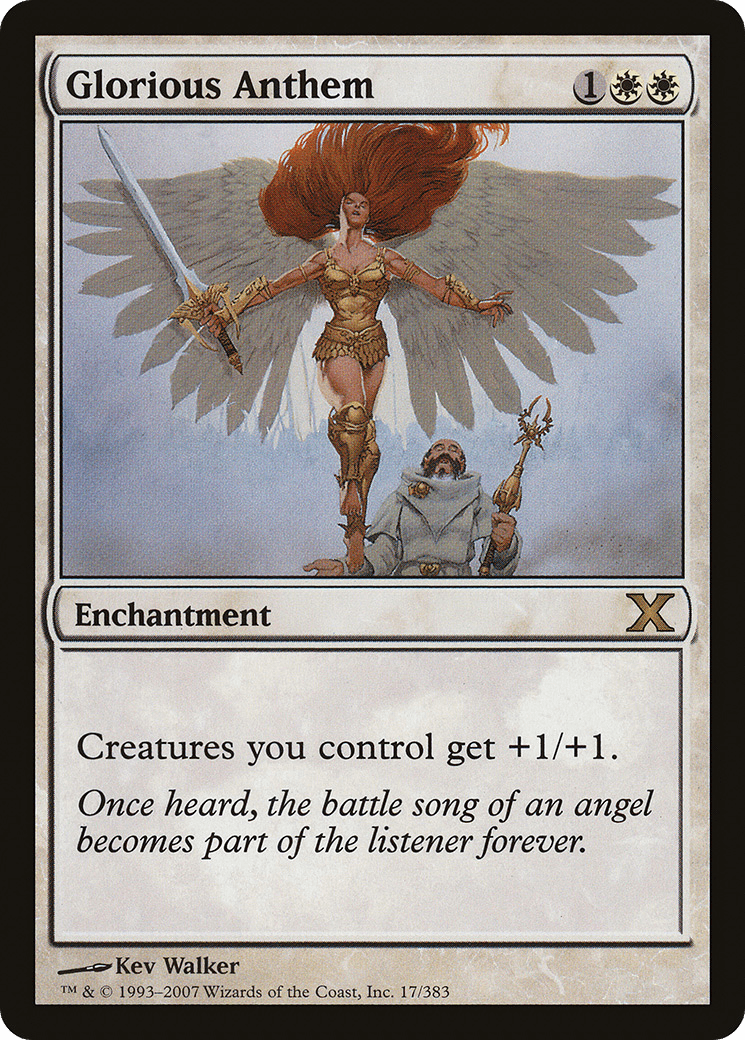 Glorious Anthem [Tenth Edition] Foil