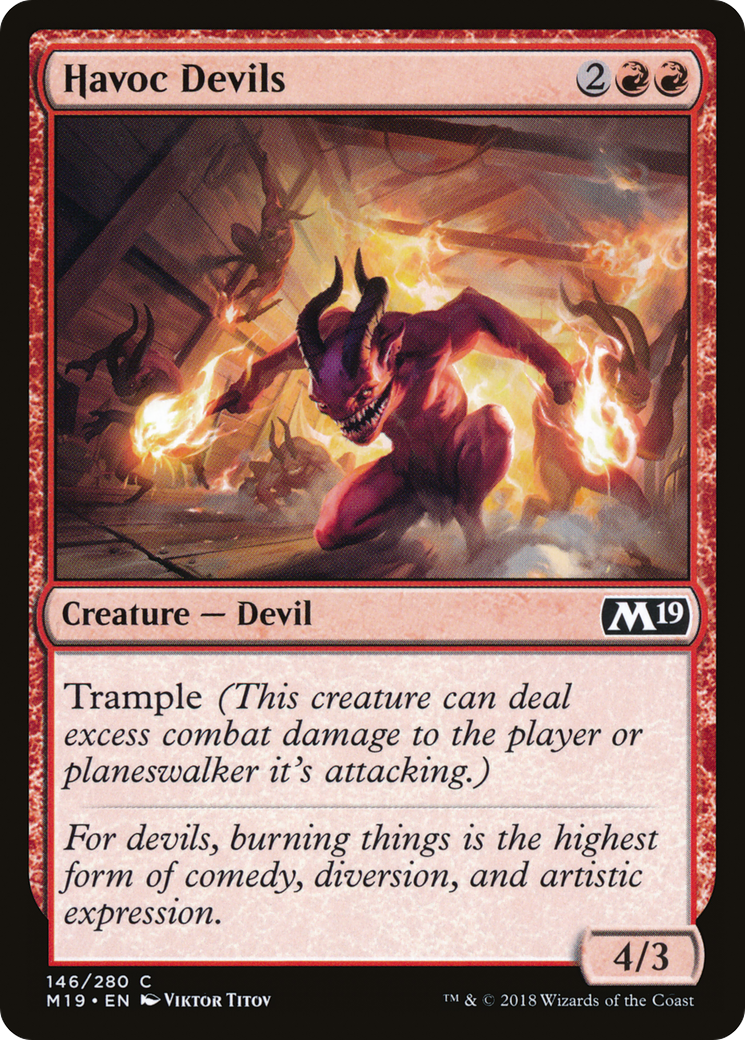 Havoc Devils [Core Set 2019] Foil