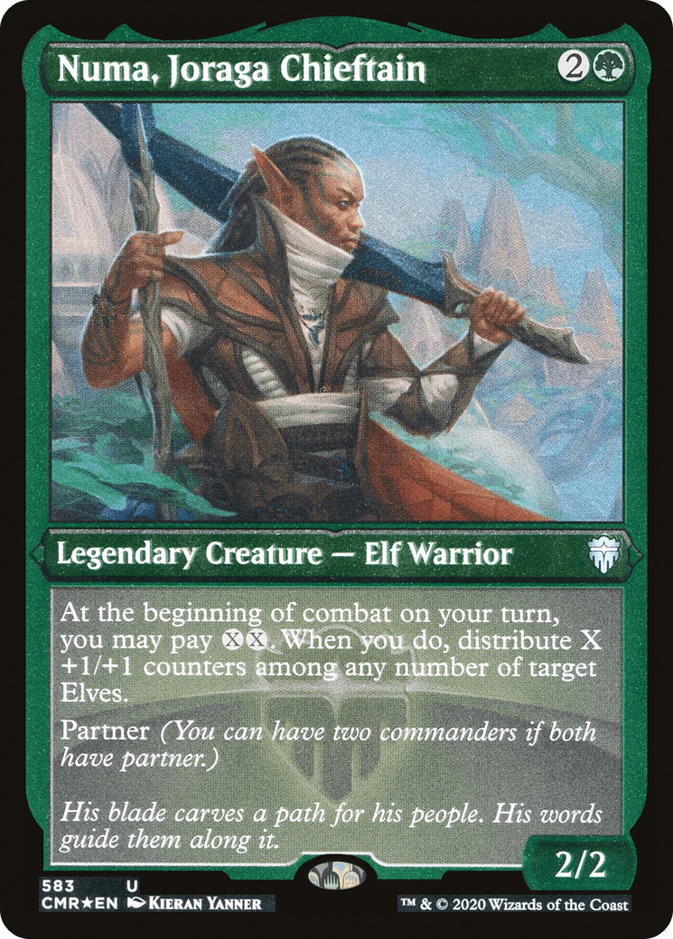 Numa, Joraga Chieftain (583) [Commander Legends]  Foil