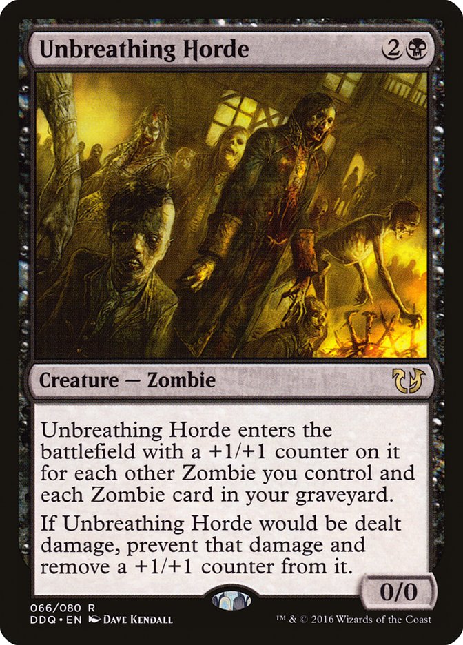 Unbreathing Horde 66/80 (Duel Decks: Blessed vs. Cursed) 