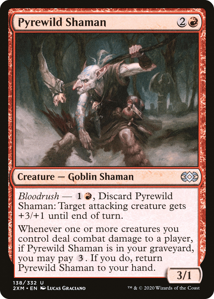 Pyrewild Shaman [Double Masters] Foil
