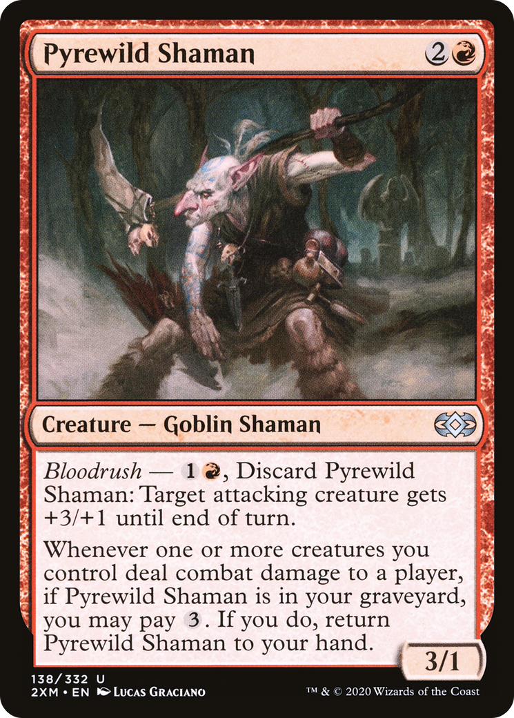 Pyrewild Shaman [Double Masters] Foil