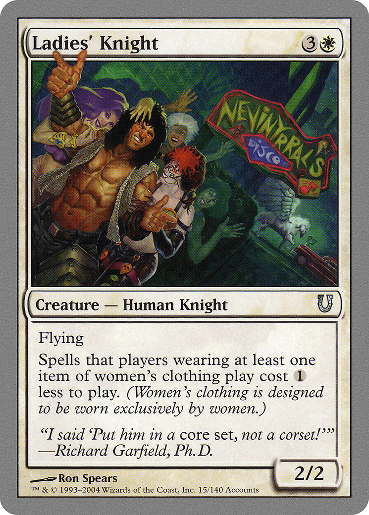 Ladies' Knight [Unhinged] Foil