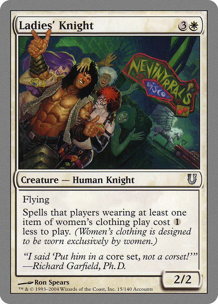 Ladies' Knight [Unhinged] Foil