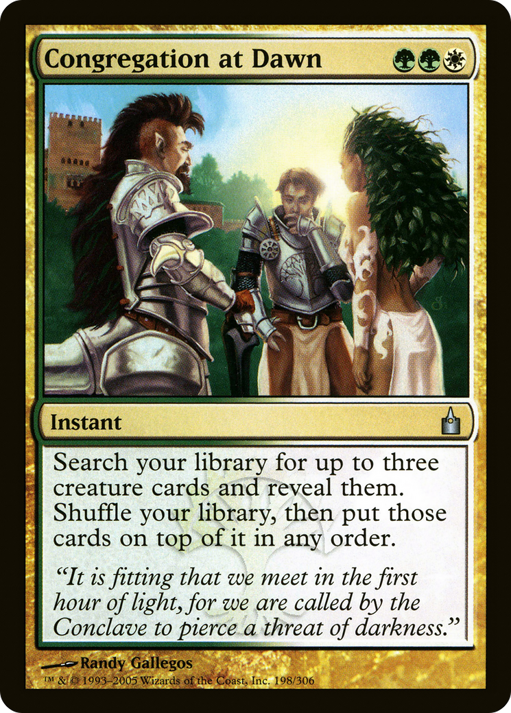 Congregation at Dawn [Ravnica: City of Guilds] Foil