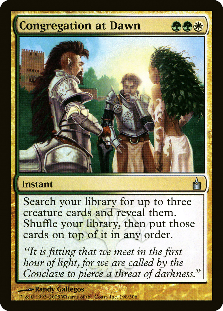 Congregation at Dawn [Ravnica: City of Guilds] Foil