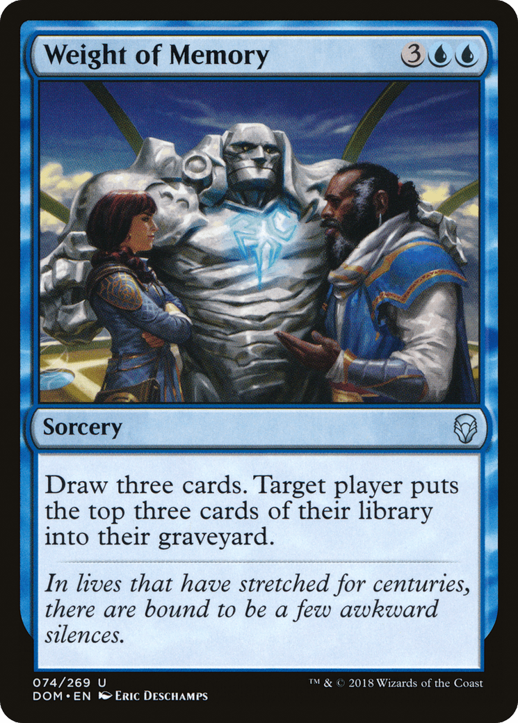 Weight of Memory [Dominaria] Foil