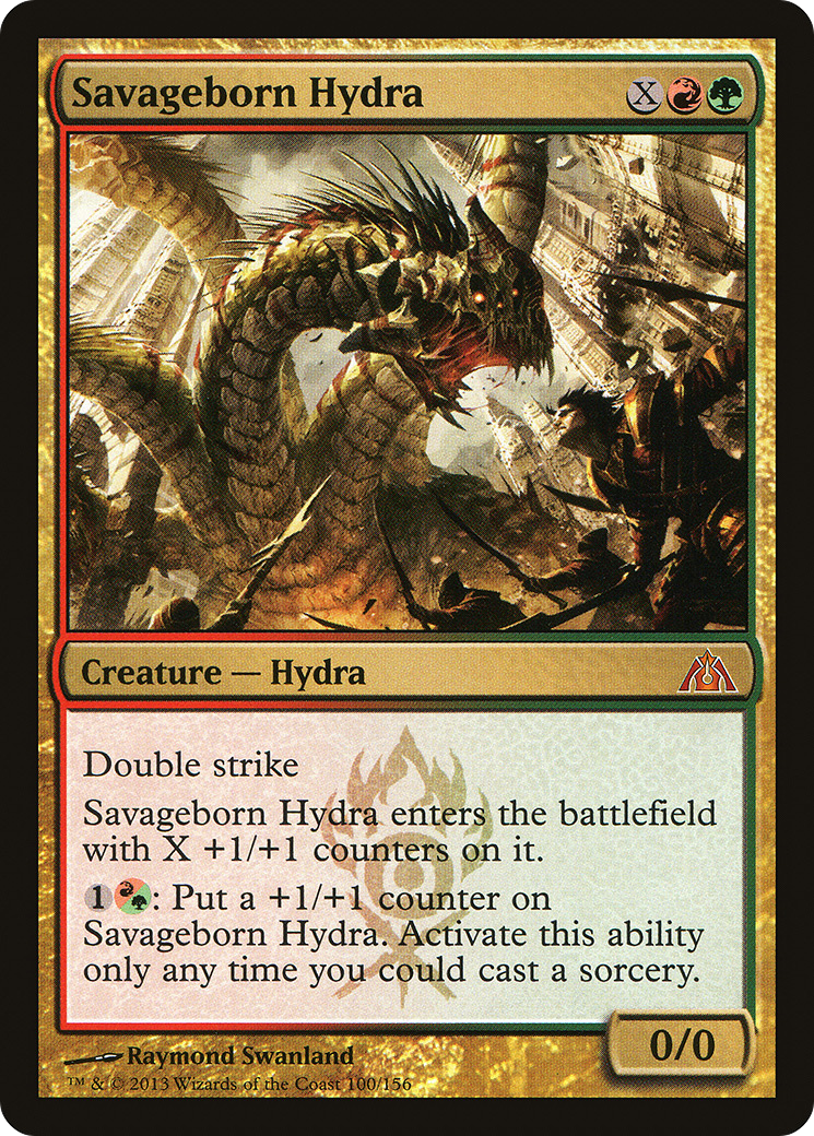 Savageborn Hydra [Dragon's Maze] Foil