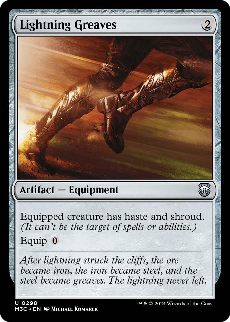 Lightning Greaves (M3C-298) - Modern Horizons 3 Commander Foil