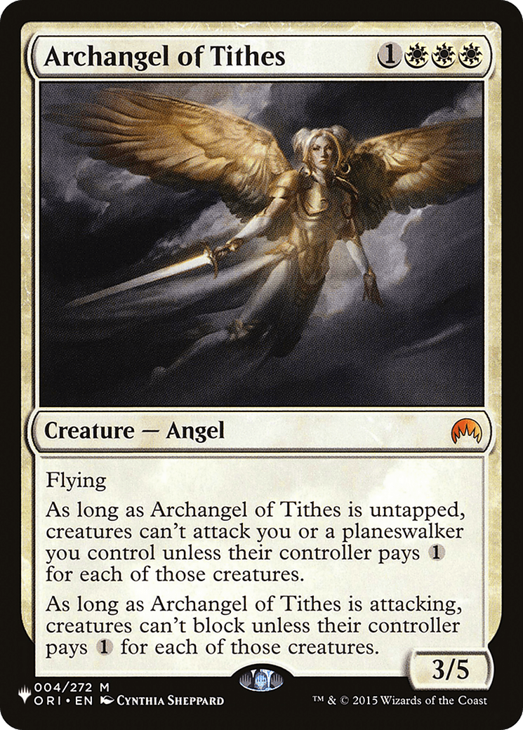 Archangel of Tithes |  Foil (ORI-4) [The List]