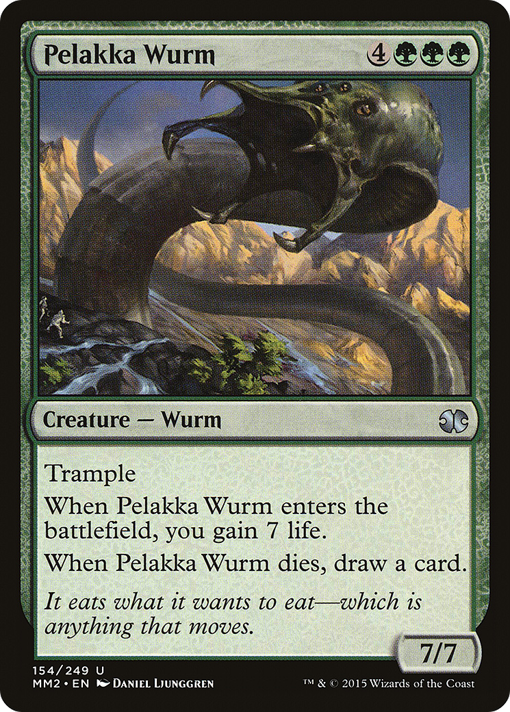Pelakka Wurm [Modern Masters 2015] Foil