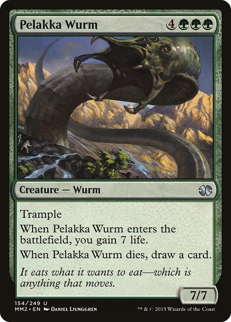 Pelakka Wurm [Modern Masters 2015] Foil
