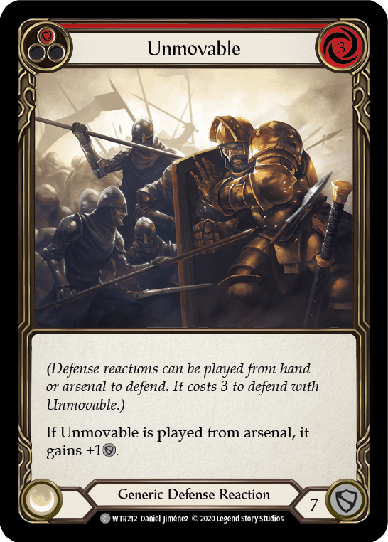 Unmovable (Red) [U-WTR212] (Welcome to Rathe Unlimited)  Unlimited Normal