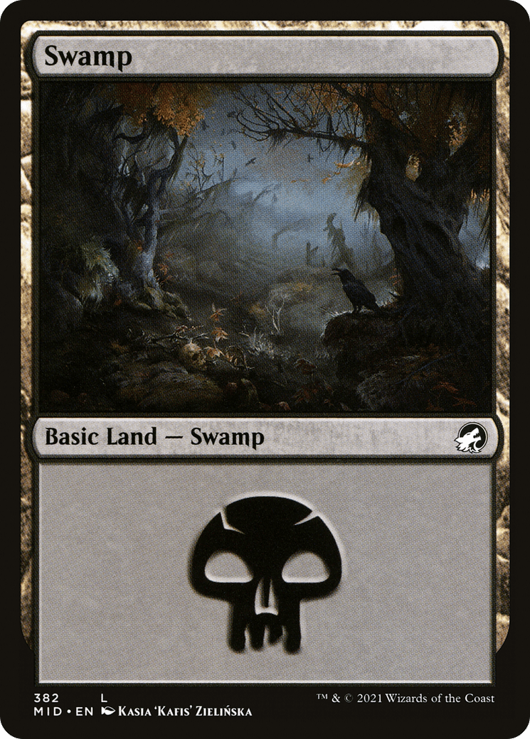 Swamp (382) [Innistrad: Midnight Hunt] Foil