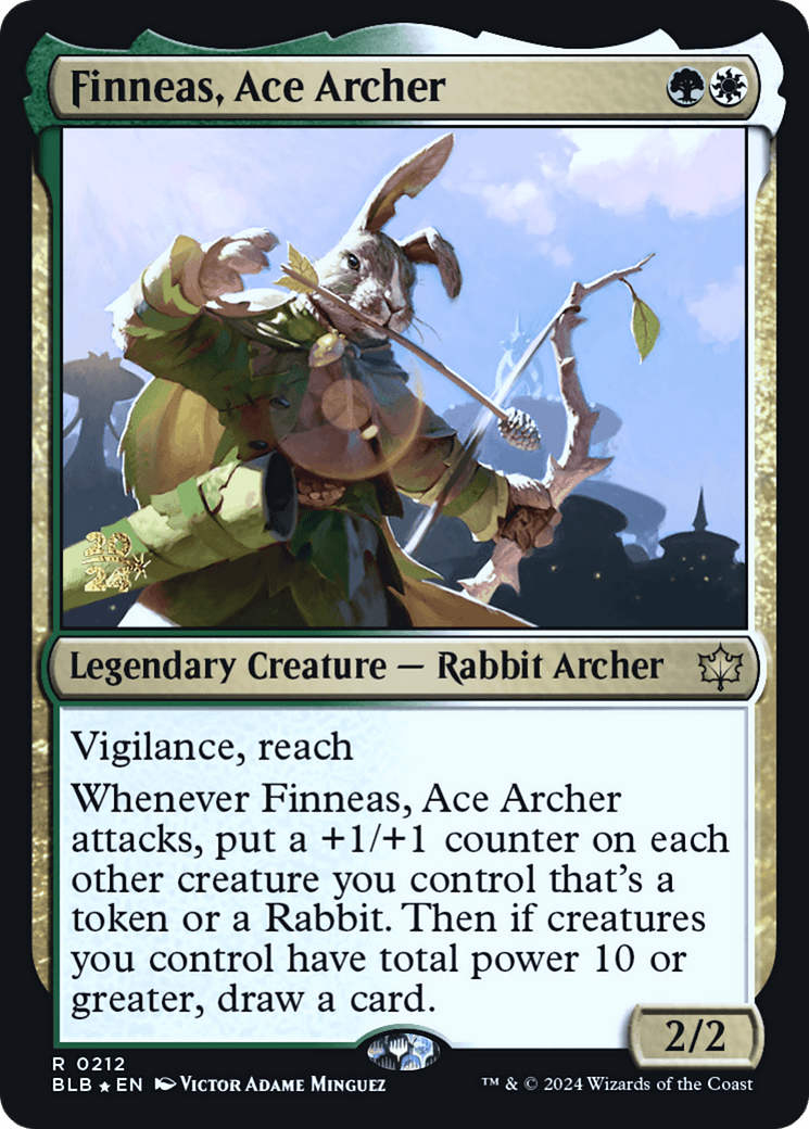 Finneas, Ace Archer [Bloomburrow Prerelease Promos]