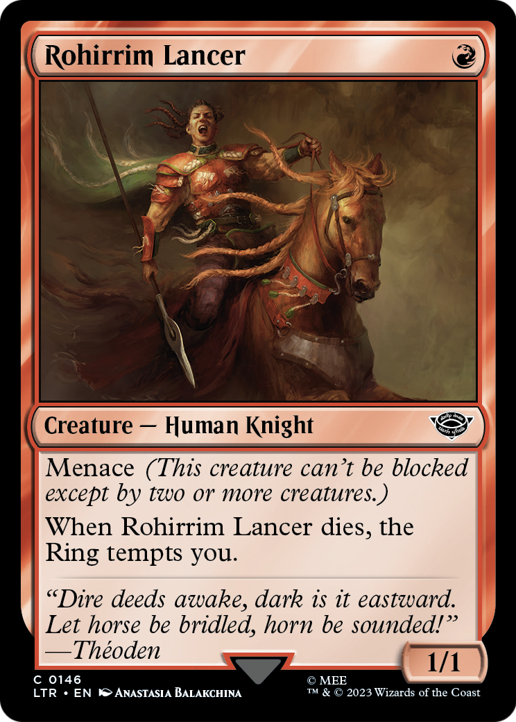 Rohirrim Lancer [The Lord of the Rings: Tales of Middle-Earth] Foil