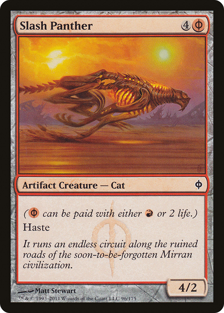 Slash Panther [New Phyrexia] Foil Foreign