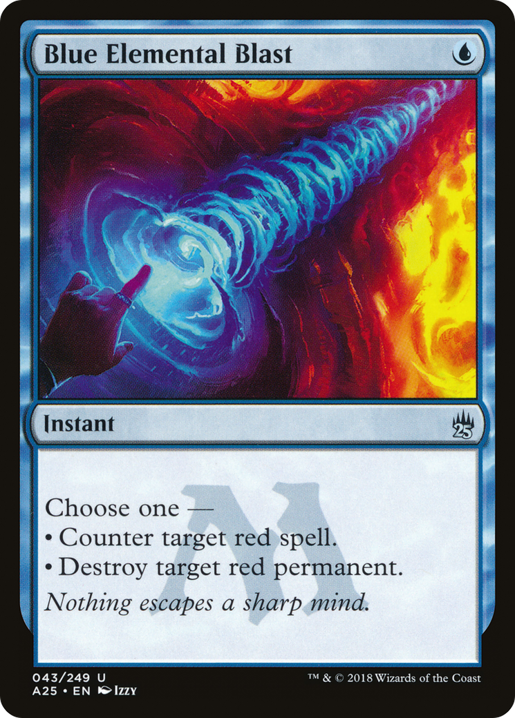 Blue Elemental Blast [Masters 25] Foil