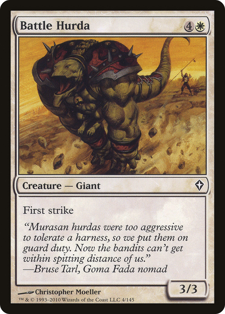 Battle Hurda [Worldwake] Foil