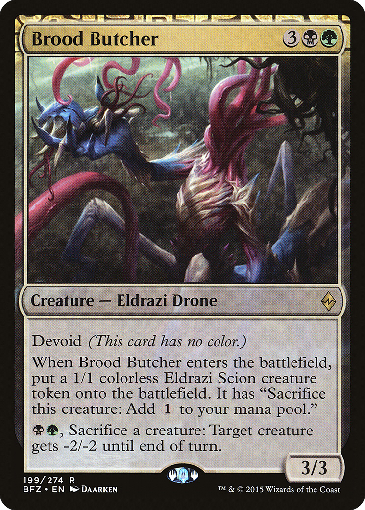 Brood Butcher [Battle for Zendikar] Foil