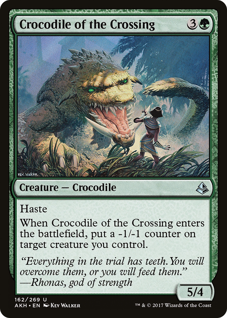 Crocodile of the Crossing [Amonkhet] Foil