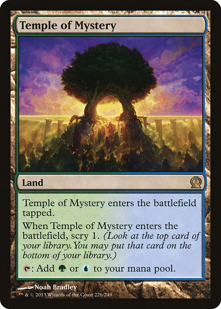 Temple of Mystery [Theros] Foil